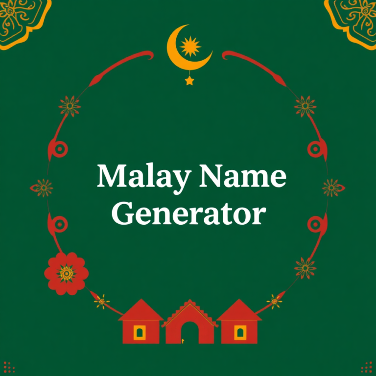Malay Name Generator