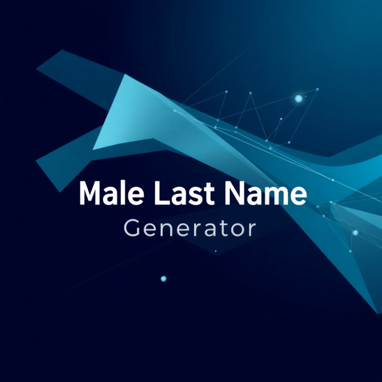 Male Last Name Generator