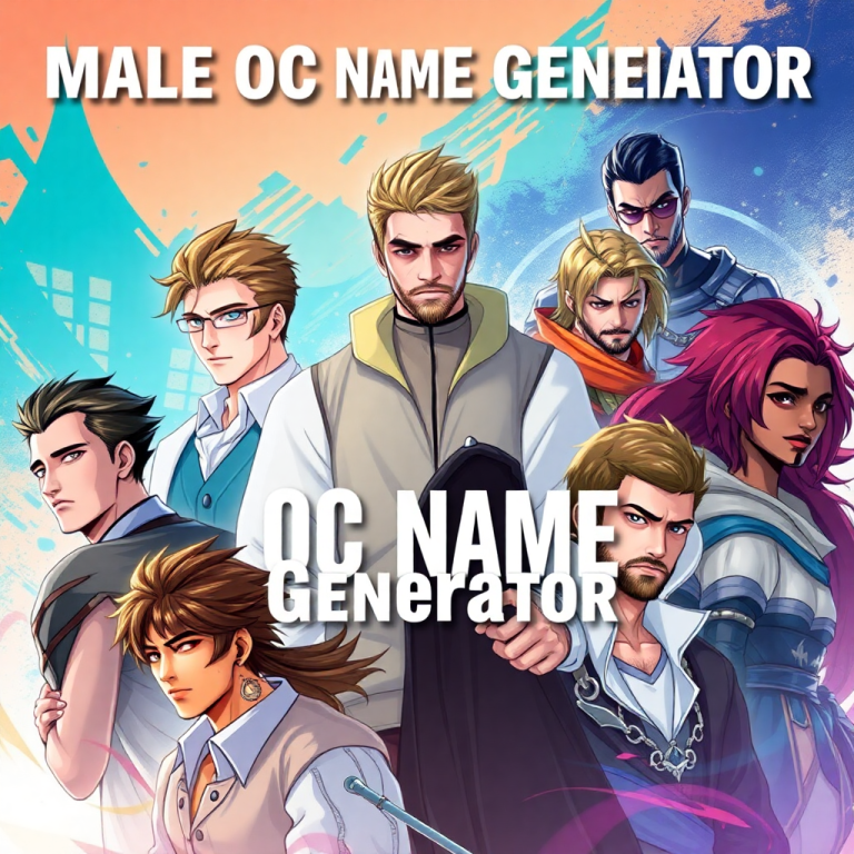 Male Oc Name Generator