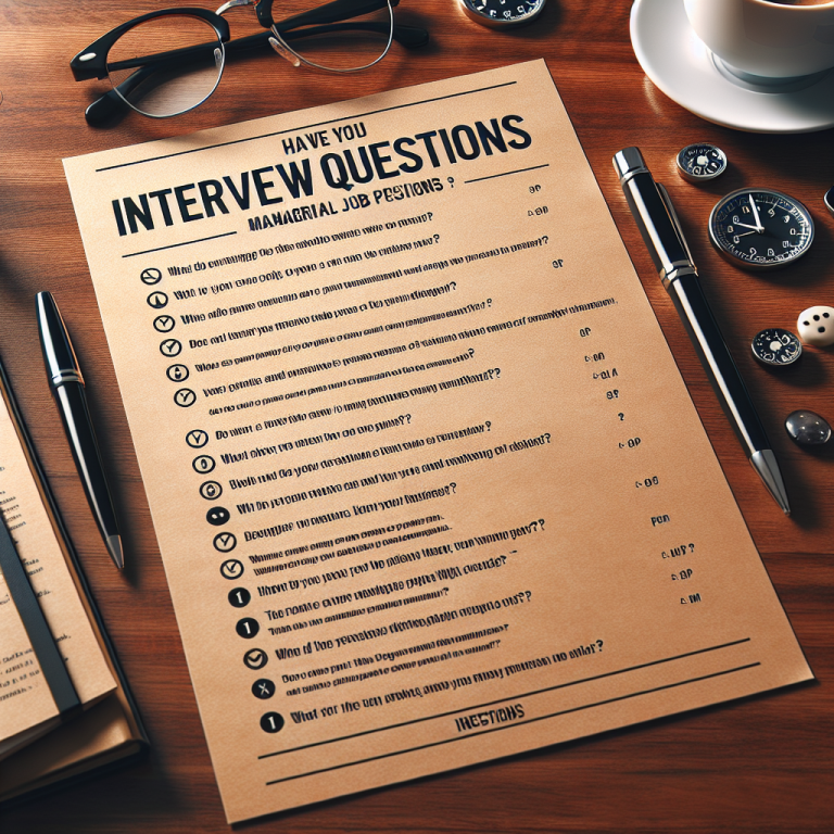 Manager Level Interview Question Generator