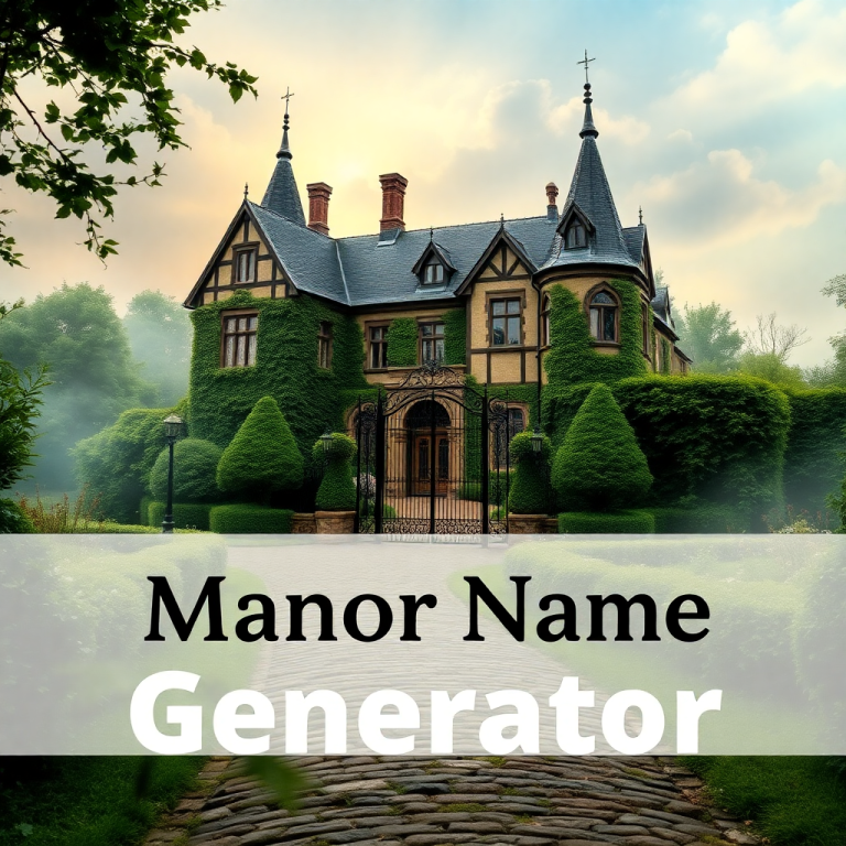Manor Name Generator