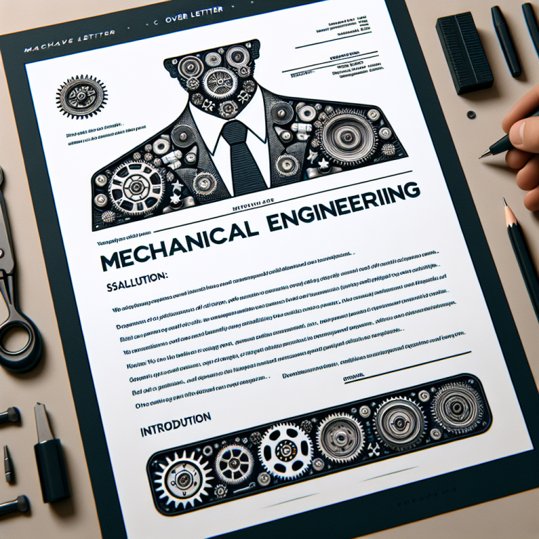 Mechanical Engineer Cover Letter Generator
