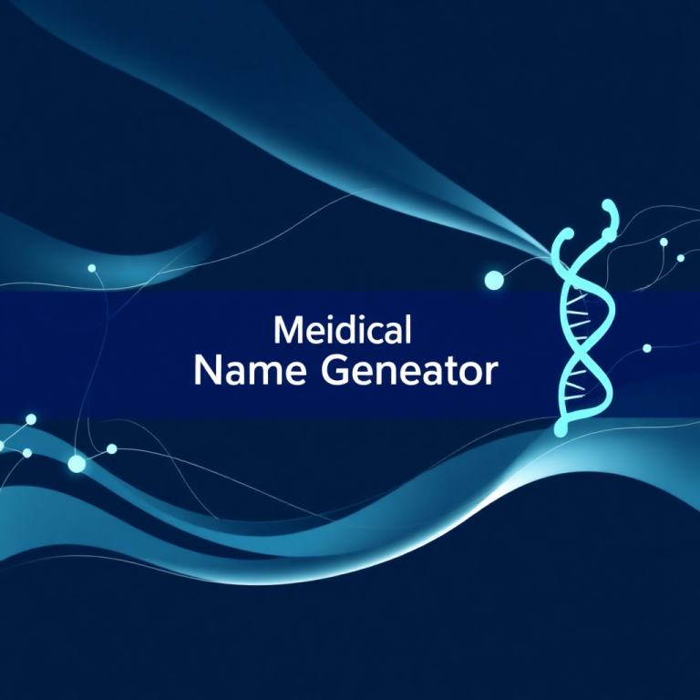 Medical Name Generator