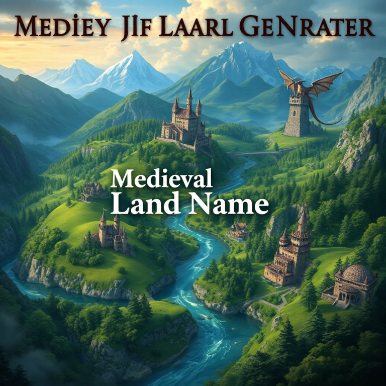 Medieval Land Name Generator