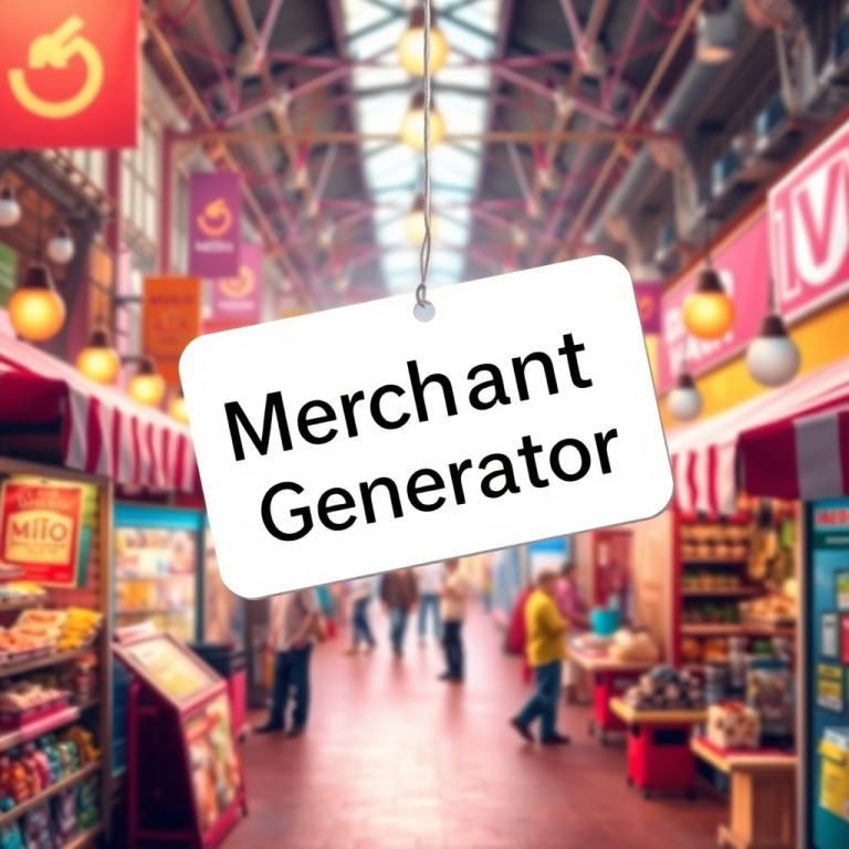 Merchant Name Generator