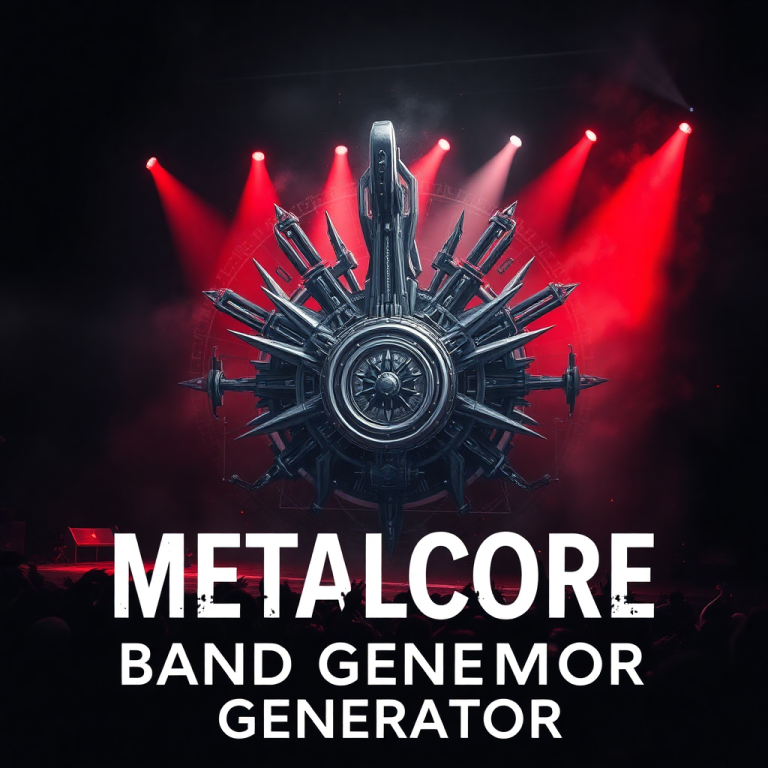 Metalcore Band Name Generator