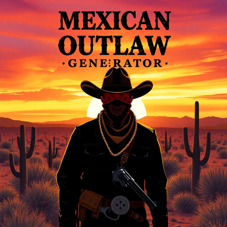 Mexican Outlaw Name Generator