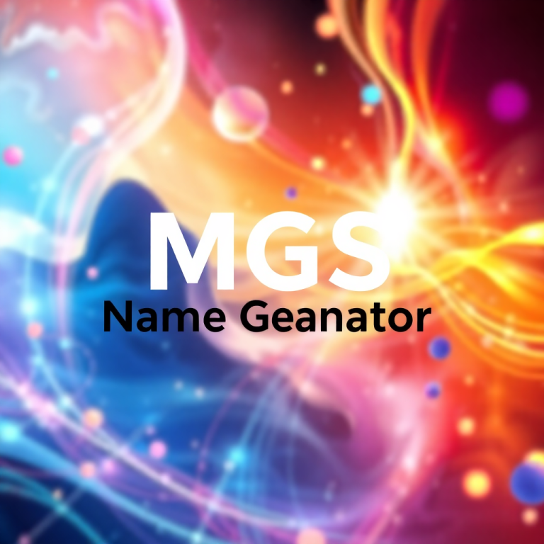 Mgs Name Generator