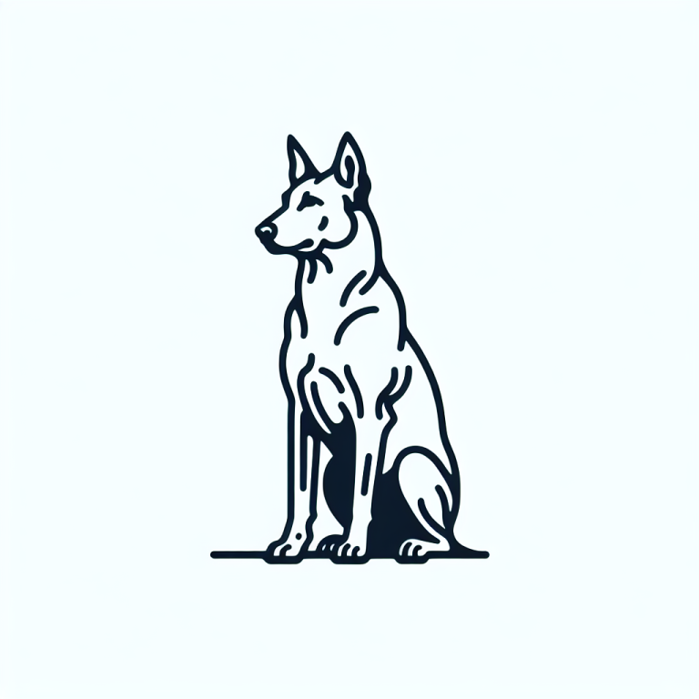 Minimalist Dog Tattoo Generator