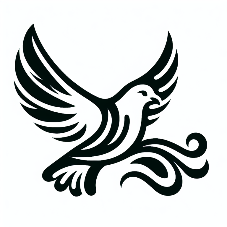 Minimalist Dove Tattoo Generator