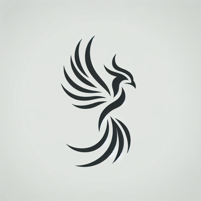 Minimalist Phoenix Tattoo Generator