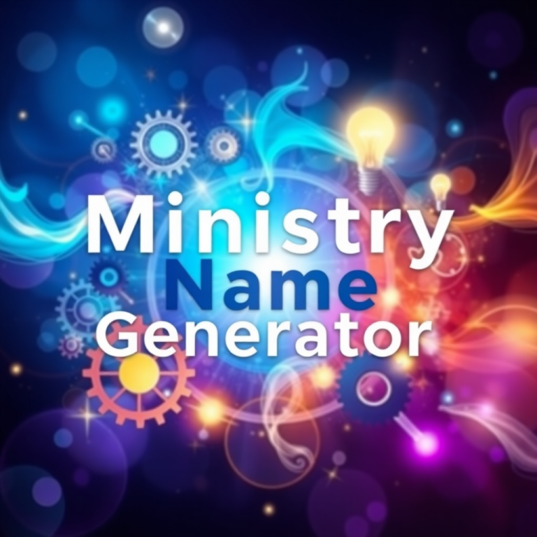 Ministry Name Generator