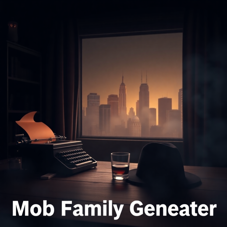 Mob Family Name Generator