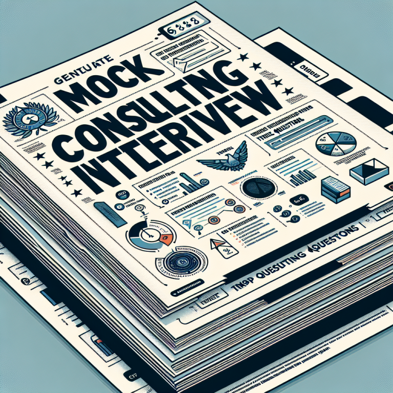 Mock Consulting Interview Question Generator