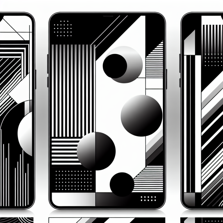 Modern Black And White Wallpaper Generator