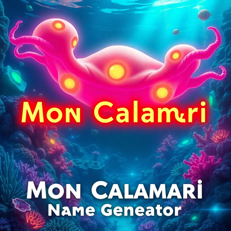 Mon Calamari Name Generator