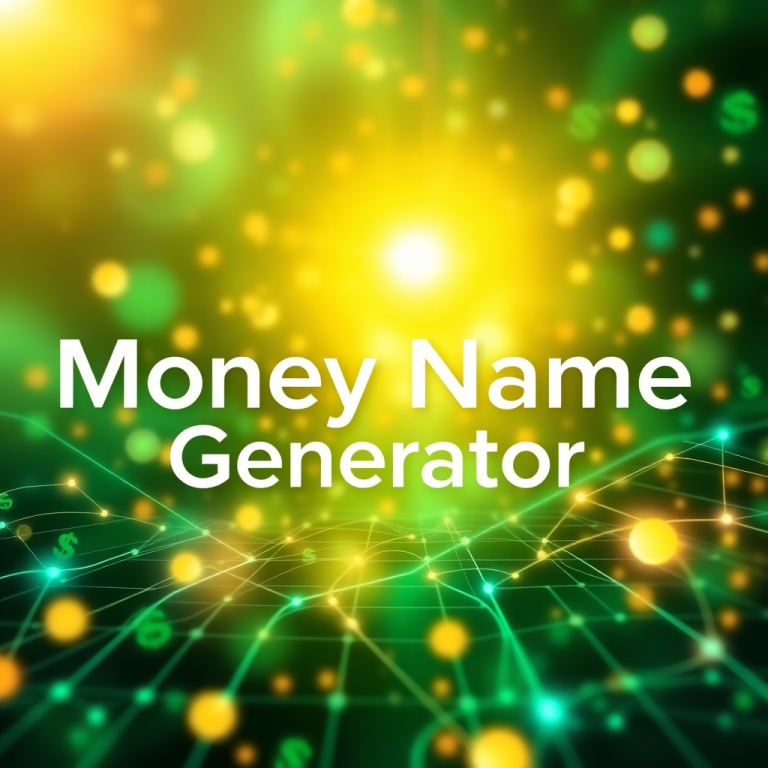 Money Name Generator