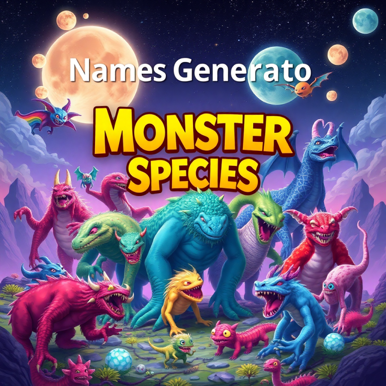 Monster Species Name Generator