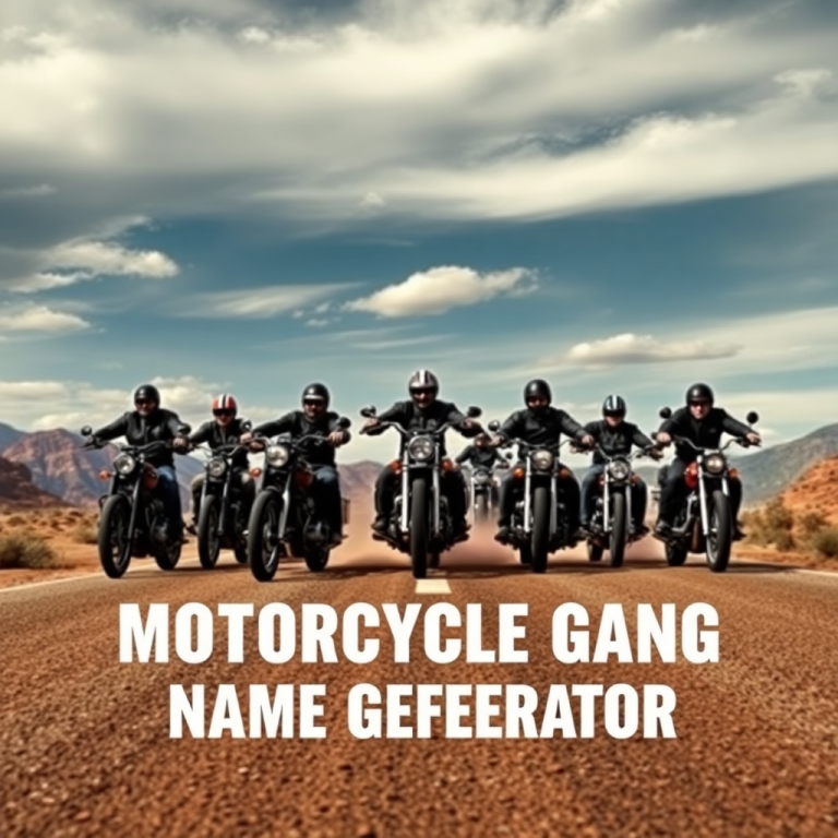 Motorcycle Gang Name Generator