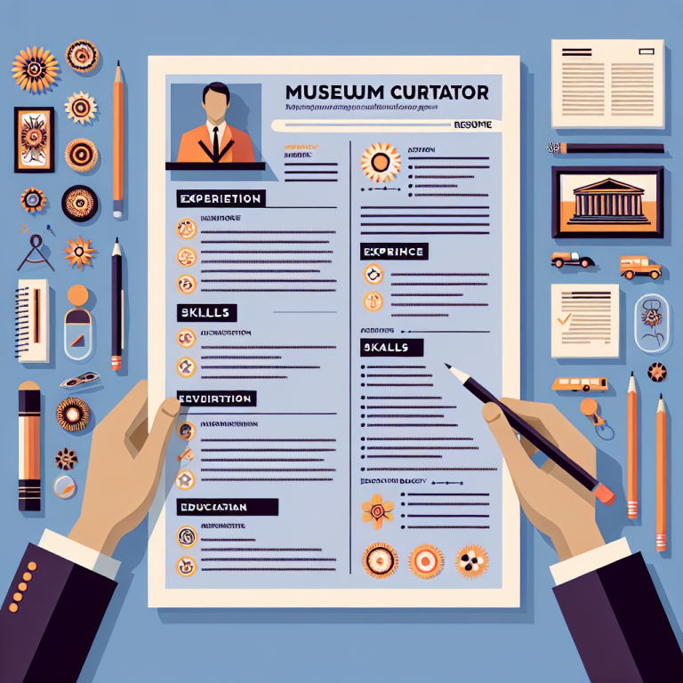 Museum Curator Resume Generator
