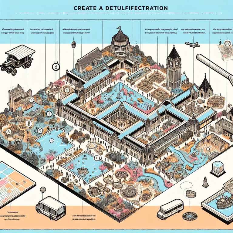 Museum Map Illustration Generator