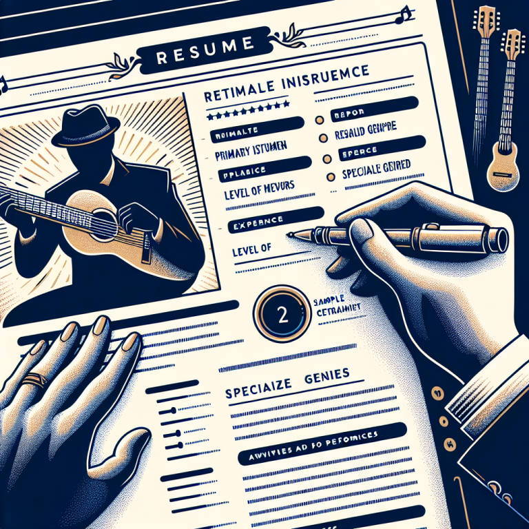 Musician Resume Generator