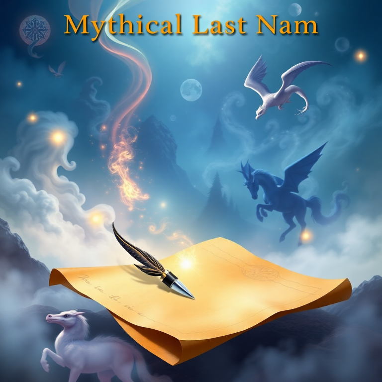 Mythical Last Name Generator
