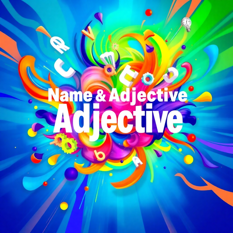 Name Adjective Generator
