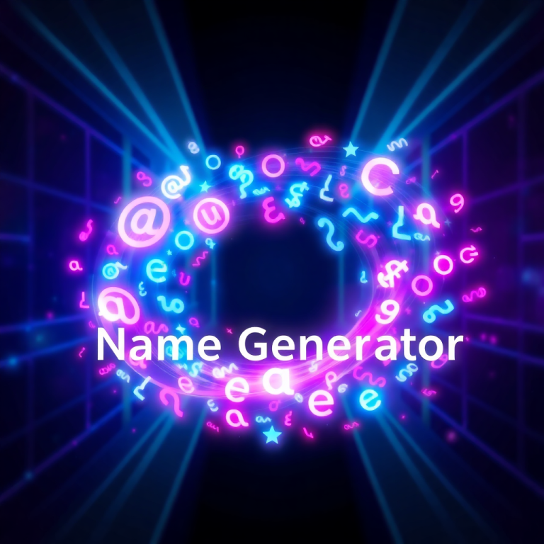 Name Generator Special Characters