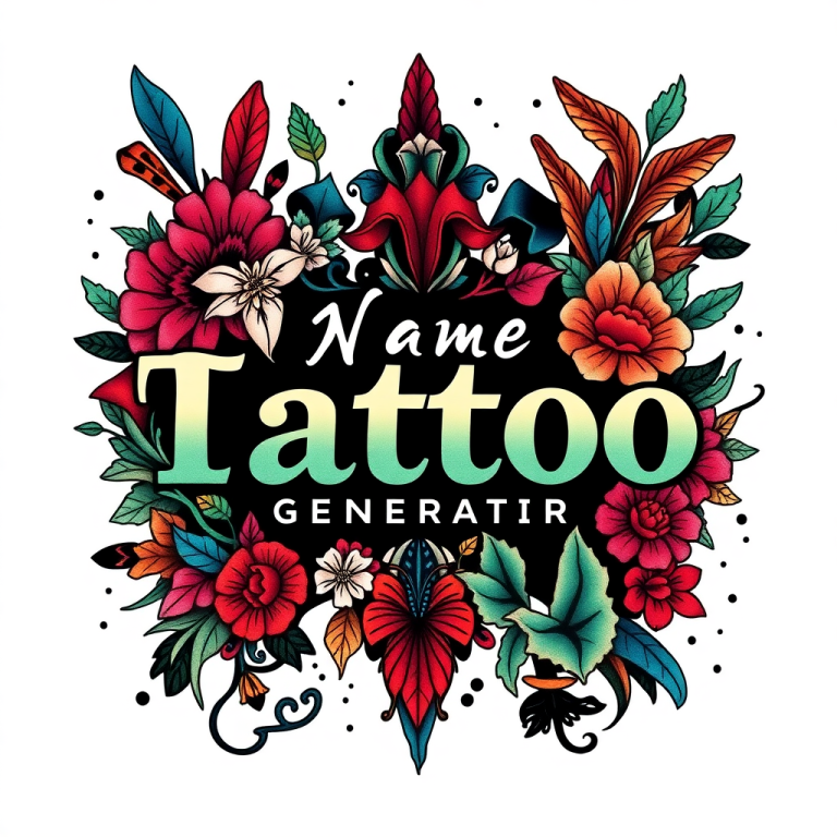 Name Logo Tattoo Generator