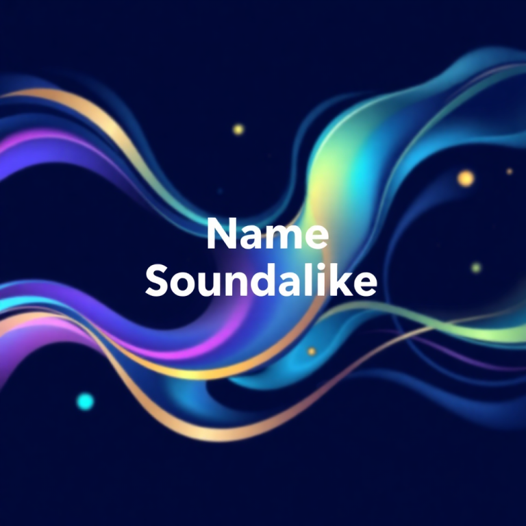 Name Soundalike Generator