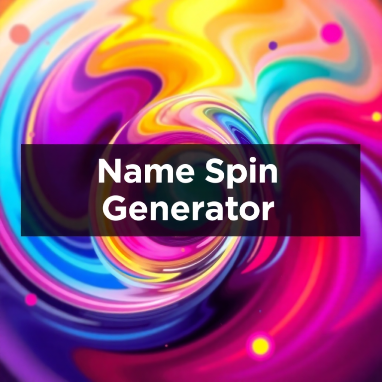Name Spin Generator