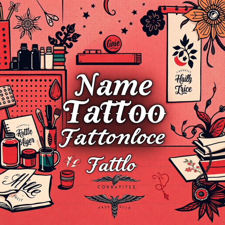 Name Tattoo Font Generator
