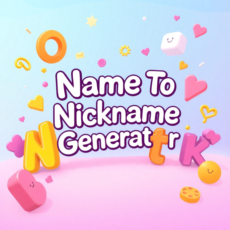 Name To Nickname Generator
