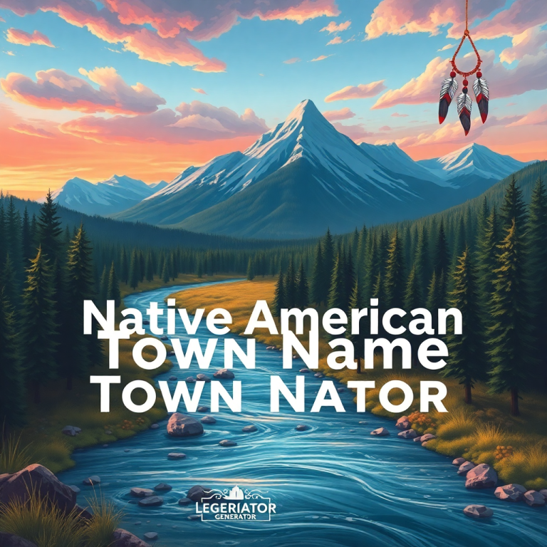 Native American Town Name Generator