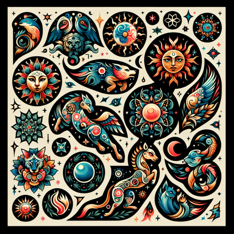 Neo-traditional Elephant Tattoo Generator