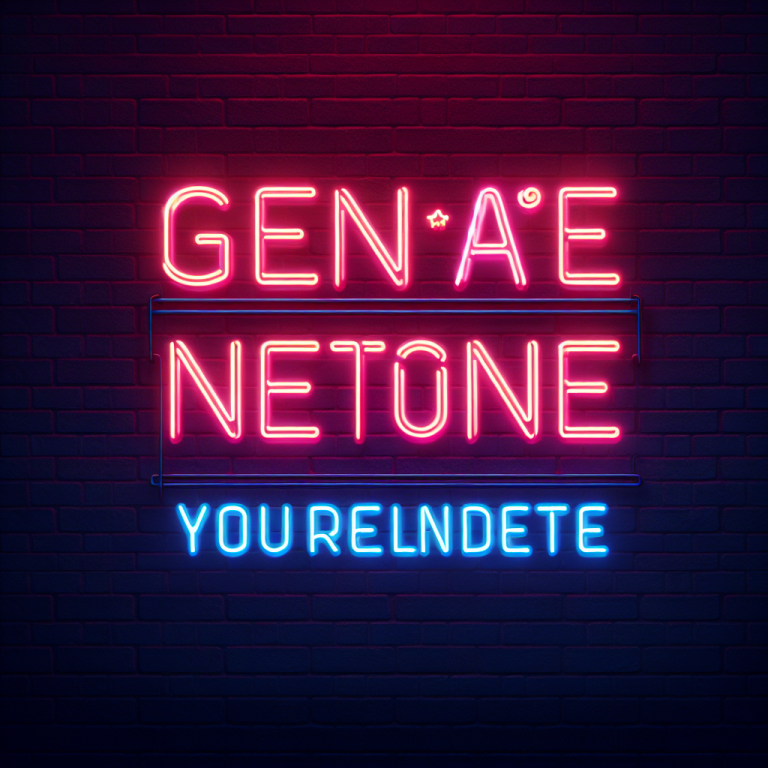 Neon Pattern Generator