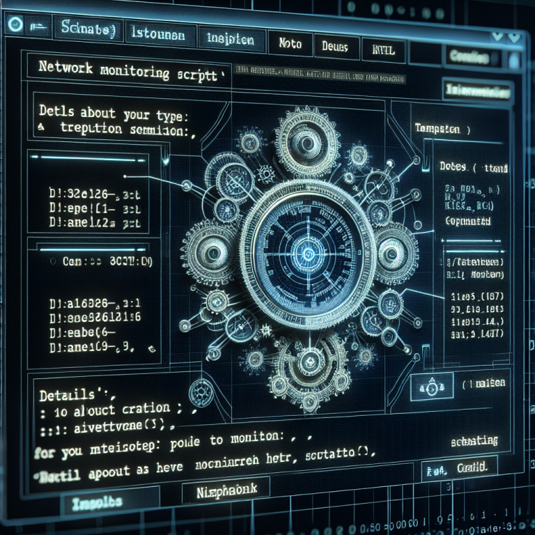 Network Monitoring Script Generator