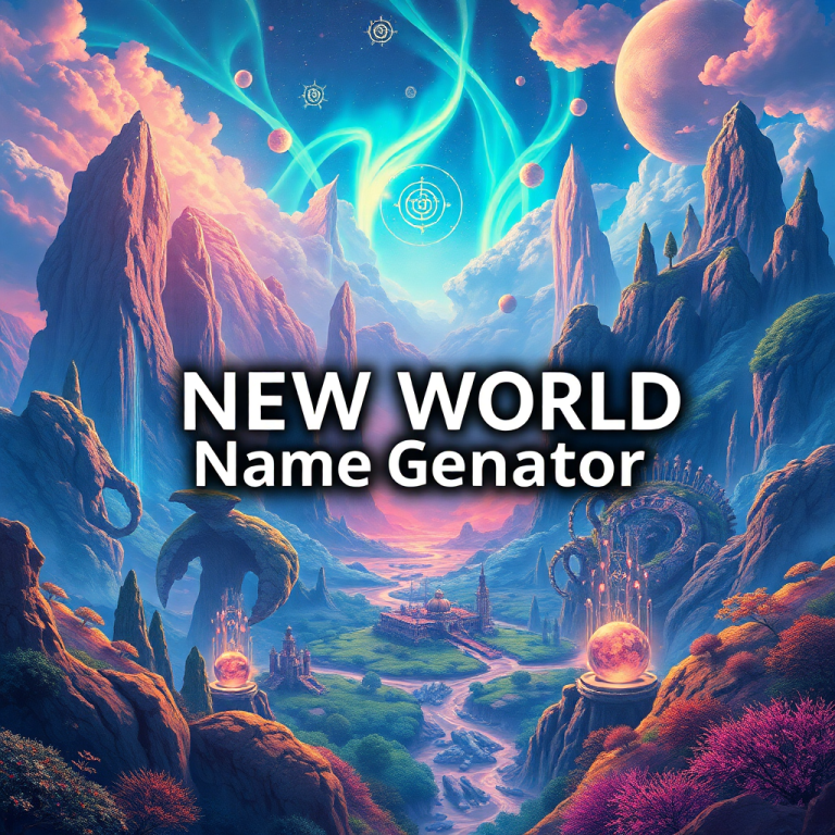 New World Name Generator