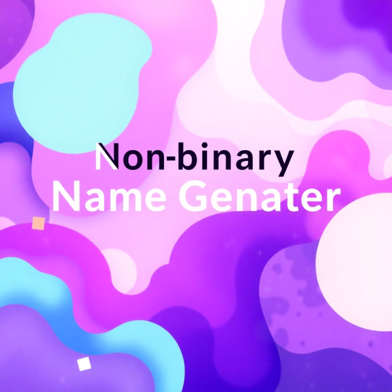 Nonbinary Name Generator