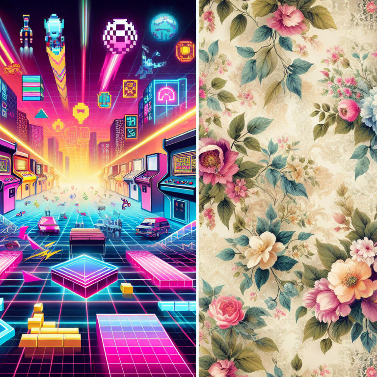 Nostalgic Wallpaper Generator