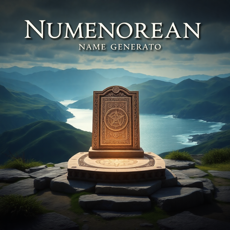 Numenorean Name Generator