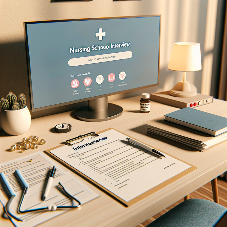 Nursing School Interview Question Generator