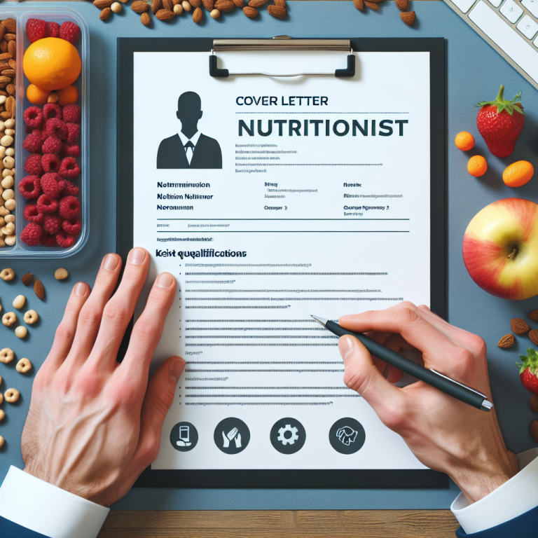 Nutritionist Cover Letter Generator