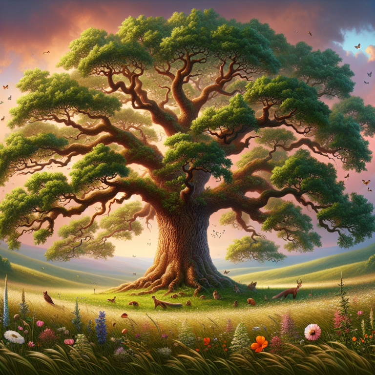 Oak Tree Wallpaper Generator