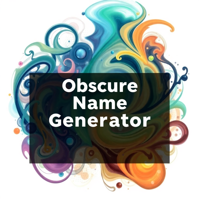 Obscure Name Generator