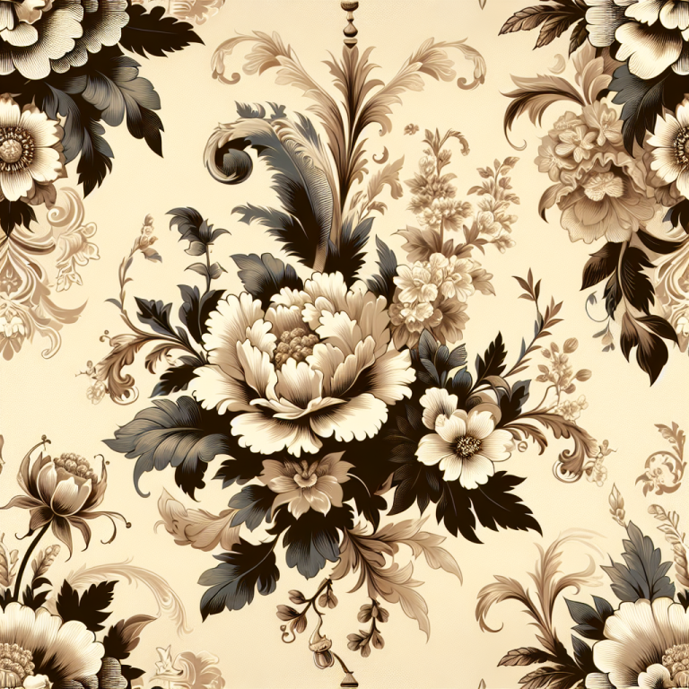 Old Floral Wallpaper Generator
