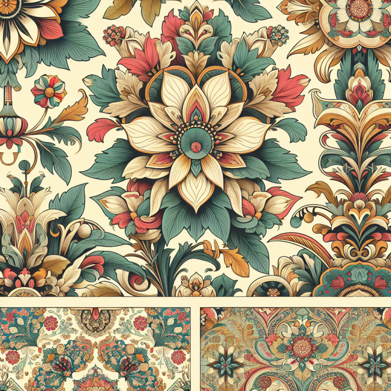 Old Flower Wallpaper Generator