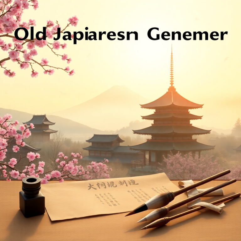 Old Japanese Name Generator
