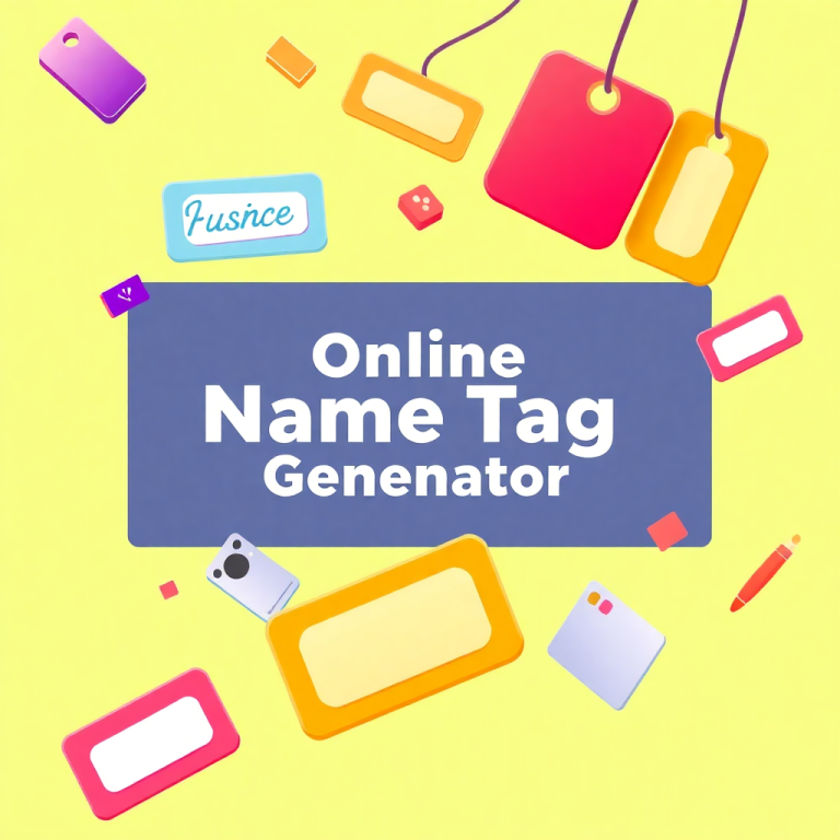 Online Name Tag Generator